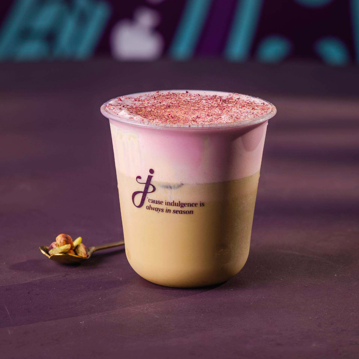 Rose Pistachio Cold Coffee